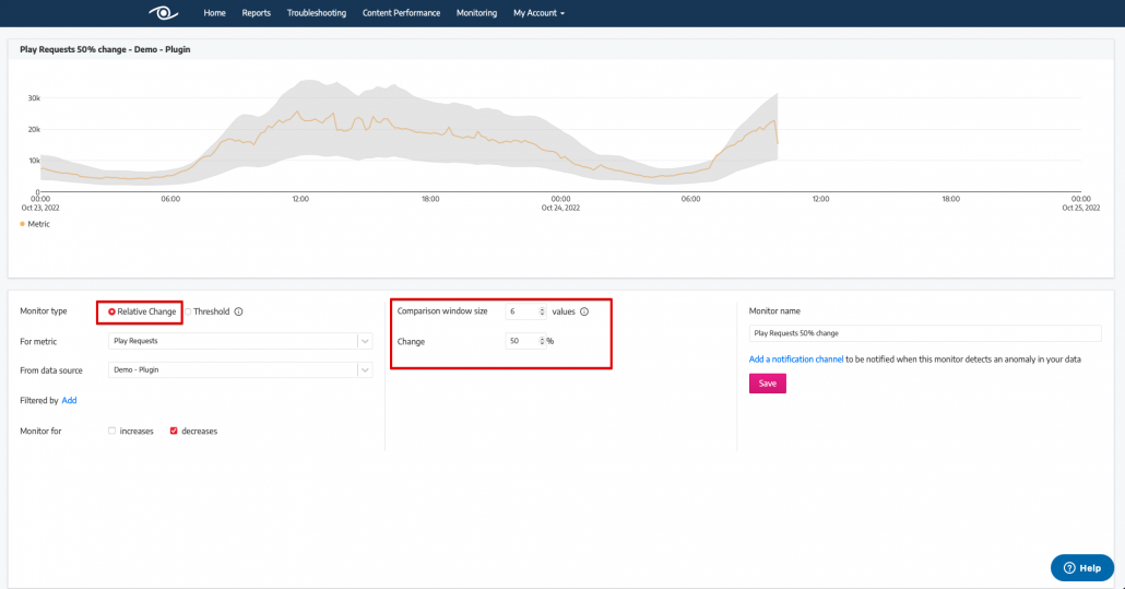 Relative Change Monitor 1.0