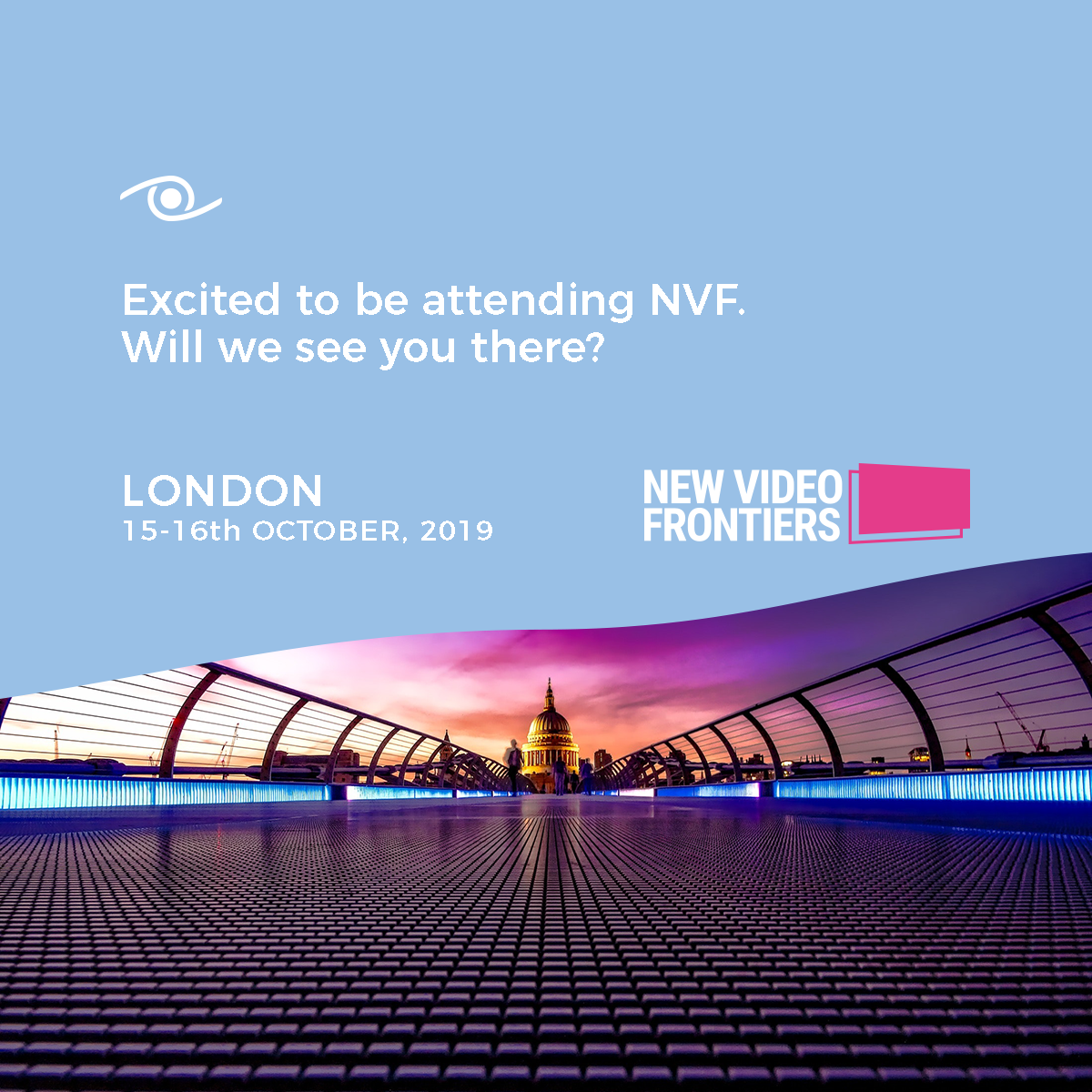 Come and say hello @ New Video Frontiers